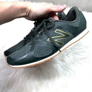 Gold New Balance Sneakers 